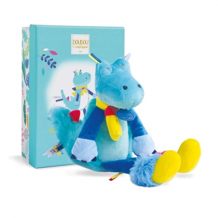 PELUCHE COCODRILO 30CM EN CAJA DOUDOU