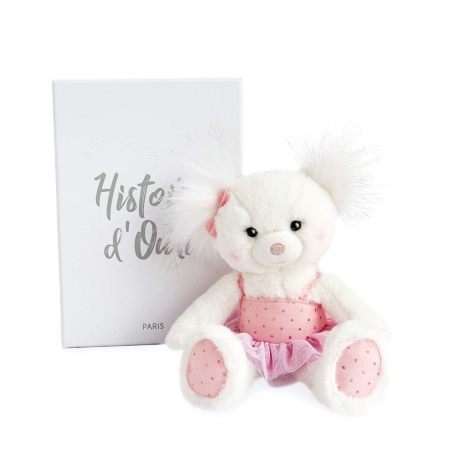 PELUCHE OSITO BLANCO 25CM EN CAJA