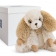 PELUCHE PERRITO MARRON  25CM EN CAJA