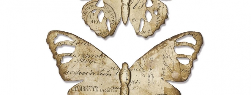 TROQUEL BIGZ TATTERED BUTTERFLY BY TIM HOLTZ