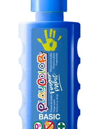 BOTE PINTURA DEDOS PLAYCOLOR 250ML AZUL