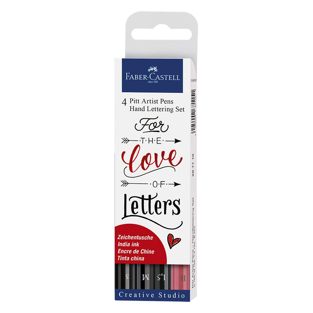 PACK 4 ROTULADORES PITT HAND LETTERING