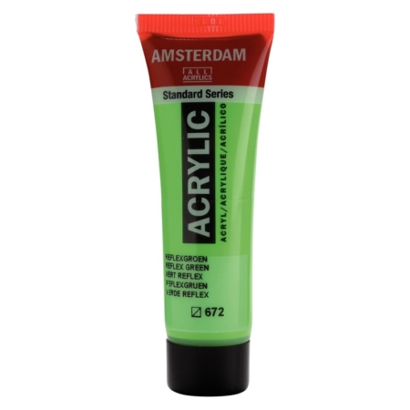 Pintura acrílica Amsterdam 20 ml verde reflex