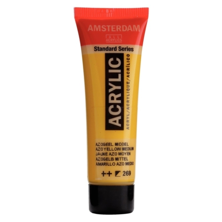 Pintura acrílica Amsterdam 20 ml amarillo azo medio