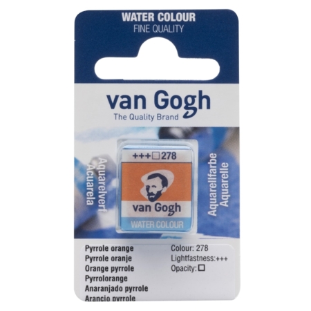 Pastilla de acuarela Van Gogh anaranjado pyrrole