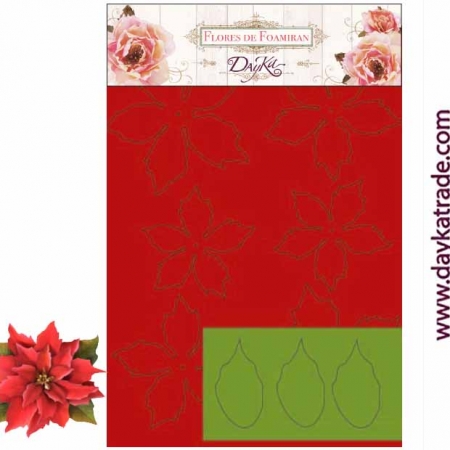 POINSETTIA ROJA MD FOAMIRAN FOAM-27M