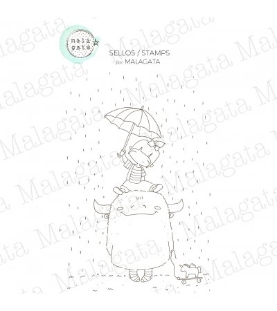 SELLO MALAGATA LLUVIA