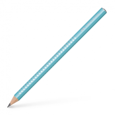 LAPIZ GRAFITO SPARKLE JUMBO PERLADO TURQUESA