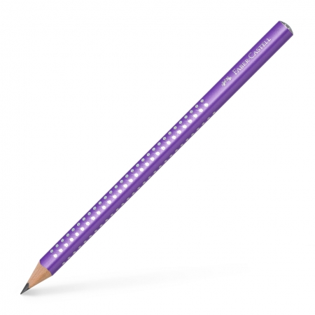 LAPIZ GRAFITO SPARKLE JUMBO PERLADO PURPURA