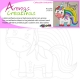 SAND PAINTING UNICORNIOS ESTRELLAS SP-284