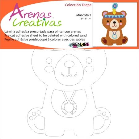 LAMINA MASCOTA MASKA 30X30 CM TRQ-276A