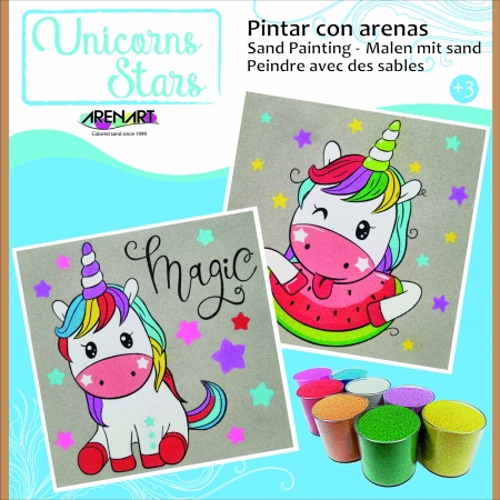 LAMINA UNICORNIO ARCOIRIS 30X30 CM TRQ-284A