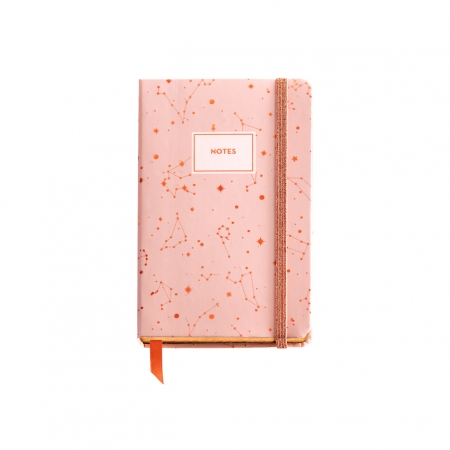 CUADERNO 90X140 LISO LOGBOOK CONSTELACION ROSE GREY 1147