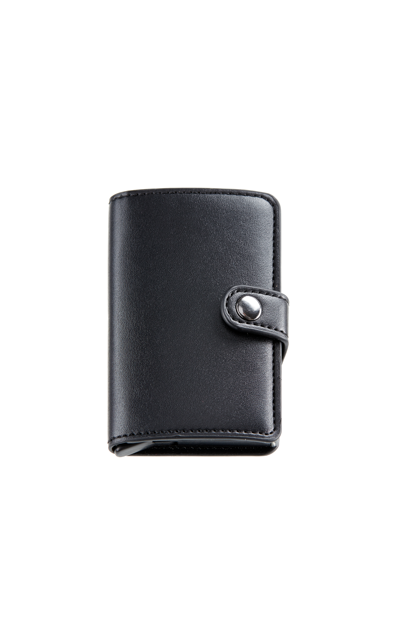 CARTERA TARJETERO SIMIL PIEL NEGRO