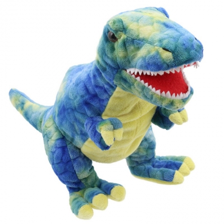 MARIONETA BABY T-REX AZUL