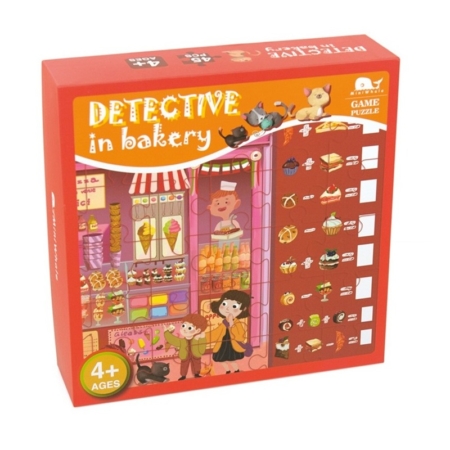 Puzzle Detective in bakery 45 piezas