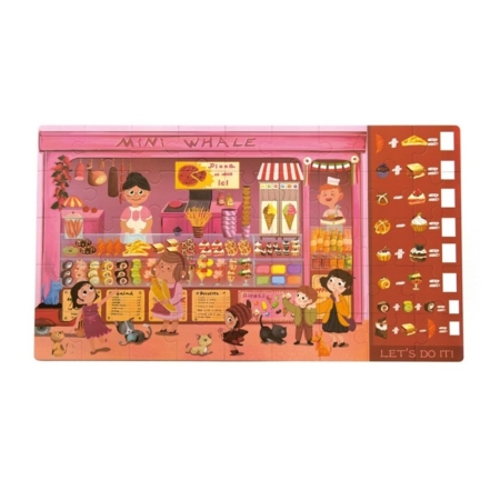 Puzzle Detective in bakery 45 piezas