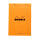 BLOC RHODIA ORANGE GRAP. 80H, 80G 14,8X2