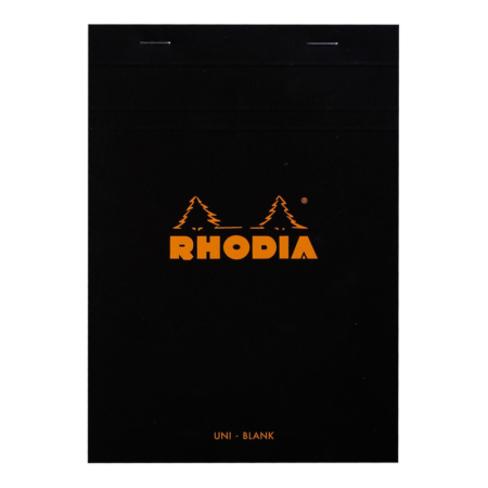 BLOC RHODIA BLACK GRAP. 80H, 80G 14,8X2