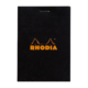 BLOC RHODIA BLACK GRAP. 80H, 80G 7,4X10