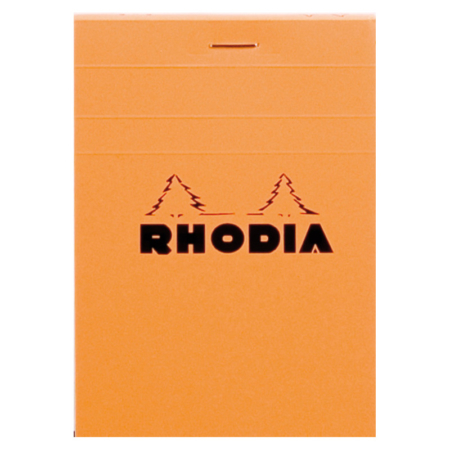 BLOC RHODIA ORANGE GRAP. 80H, 80G 8,5X12