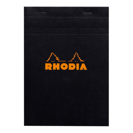 BLOC RHODIA BLACK GRAP. 80H, 80G 14,8X21