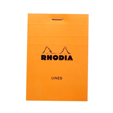 BLOC RHODIA ORANGE GRAP. 80H, 80G 7,4X10