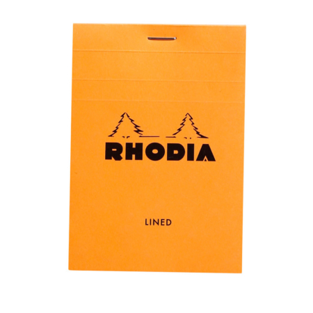 BLOC RHODIA ORANGE GRAP. 80H, 80G 8,5X12