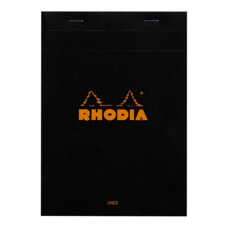 BLOC RHODIA BLACK GRAP. 80H, 80G 14,8X21