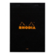 BLOC RHODIA BLACK GRAP. 80H, 80G 14,8X21