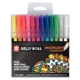 ESTUCHE DE 12 BOLÍGRAFOS DE GEL SAKURA GELLY ROLL MOONLIGHT 1.0 FLUORESCENT