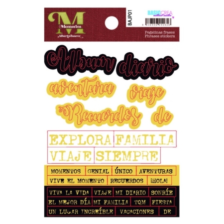 STICKER TRANSPARENTE A6 "MEMORIES" BY ALBERTO JUAR