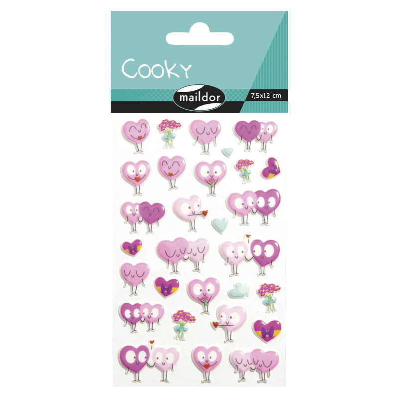 COOKY CORAZONES PQ 1H 7,5X12CM