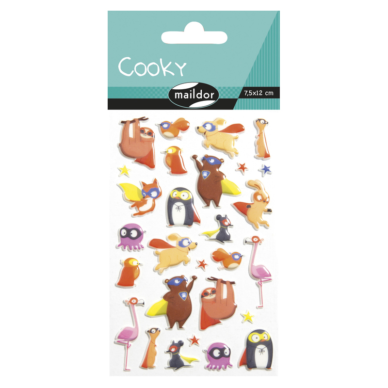 COOKY ANIMALES SUPER HEROES PQ 1H 7,5X1