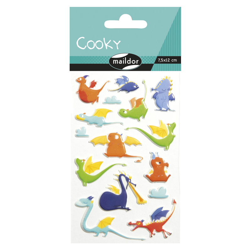 COOKY DRAGONES PQ 1H 7,5X12CM