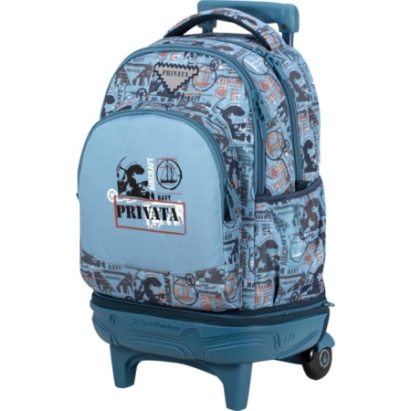 Mochila carro compact desmontable Privata Party Navy