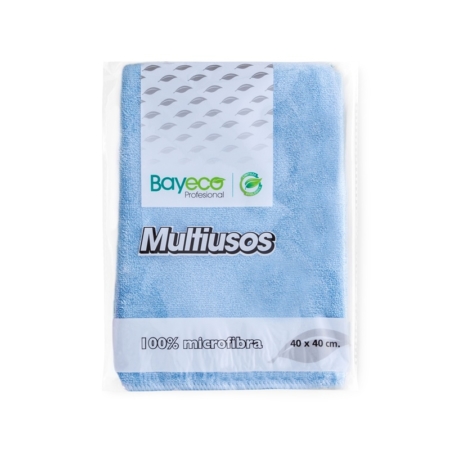 BAYETA DE MICROFIBRA AZUL 40 X 40 CM