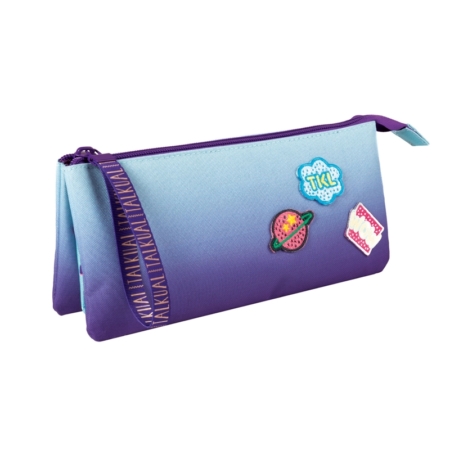 ESTUCHE ESCOLAR FINOCAM TRIANGULAR TALKUAL WOW