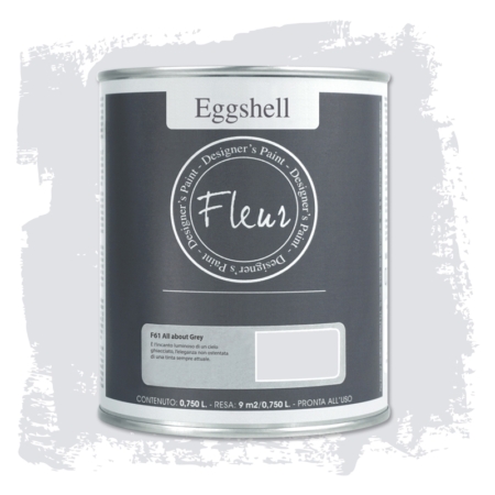 Pintura eggshell de Fleur 750 ml All about Grey