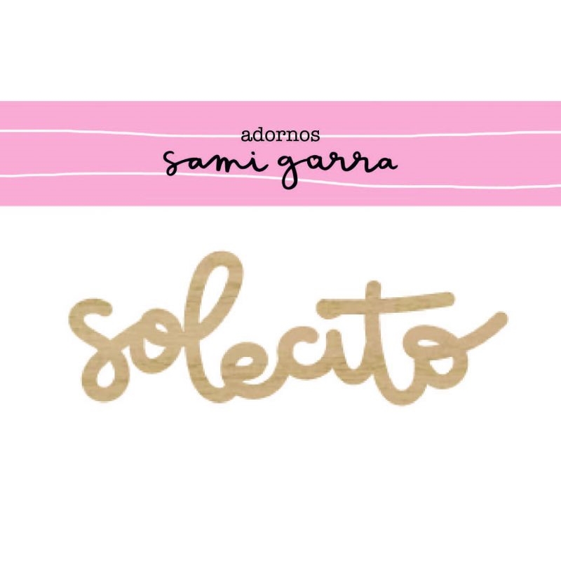 MADERA ADORNO “SOLECITO” 9 X 3 CM EL MEJOR VERANO DE SAMI GARRA