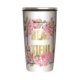 VASO TERMO DE BAMBÚ Y ACERO INOXIDABLE 420 ML BEAUTIFUL ROSES GOLD