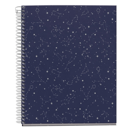 LIBRETA A5 CUADRÍCULA 120 HOJAS BLUE MYSTIC COSMOS