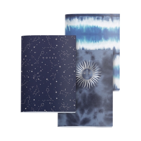 CUADERNOS COSIDOS A6 PUNTEADOS 3 UNIDADES BLUE MYSTIC