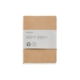 CUADERNO PIEL RECICLADA 104X150 LISO EARTH KRAFT