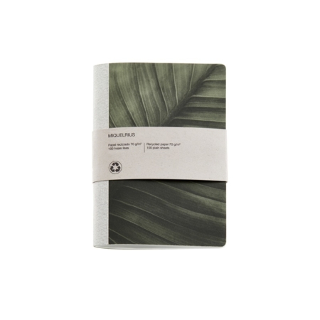 CUADERNO RECICLADO 152X210 LISO EARTH HOJA