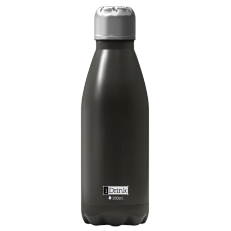 BOTELLA TÉRMICA I-TOTAL 350 ML NEGRO