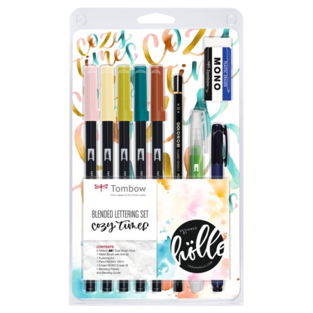 SET DE BLENDED LETTETING COZY TIMES TOMBOW