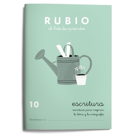 CUADERNO RUBIO ESCRITURA 10