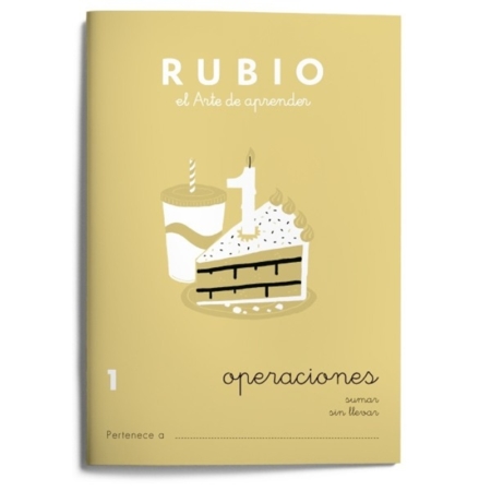 CUADERNO RUBIO OPERACIONES 1 SUMAR SIN LLEVAR