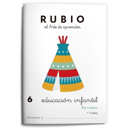 CUADERNO RUBIO EDUCACIÓN INFANTIL 6 – LOS INDIOS